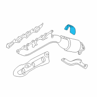 OEM 2015 Hyundai Equus Protector-Heat Diagram - 28526-3F450