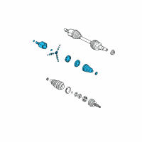 OEM 2007 Chevrolet Equinox CV Joint Diagram - 19149849