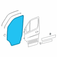 OEM Dodge Sprinter 2500 Seal-Door Diagram - 68014670AA