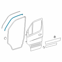 OEM Dodge Sprinter 3500 Seal-Door Diagram - 68005103AA