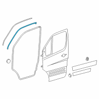 OEM 2009 Dodge Sprinter 3500 Seal-Door Diagram - 68005103AA