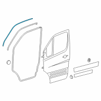 OEM Dodge Sprinter 2500 Seal-Door Diagram - 68009959AA