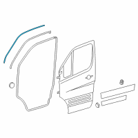 OEM 2009 Dodge Sprinter 2500 Seal-Door Diagram - 68009959AA