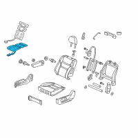 OEM 2008 Honda Odyssey Heater, Left Front Cushion Diagram - 81534-SHJ-A43