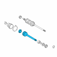 OEM 2002 Toyota Camry Inner Joint Diagram - 43040-06060