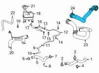 OEM 2021 Cadillac CT4 Fuel Door Diagram - 84777358