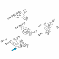 OEM Infiniti Bolt-Link, Rear Suspension Diagram - 55080-1LA0A