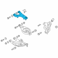 OEM 2016 Infiniti QX80 Rear Left Suspension Arm Assembly Diagram - 55502-5ZA0A