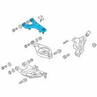 OEM 2020 Infiniti QX80 Rear Left Suspension Arm Assembly Diagram - 55502-5ZA0A