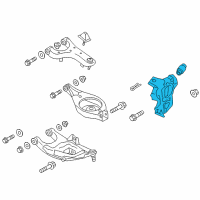 OEM 2016 Infiniti QX80 Housing Rear Axle LH Diagram - 43019-1LA0A