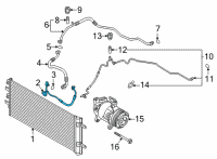 OEM 2021 BMW X2 PRESSURE HOSE ASSY COMPRESSO Diagram - 64-50-9-490-509