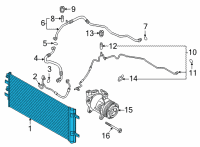 OEM BMW M235i xDrive Gran Coupe CONDENSER AIR CONDITIONING W Diagram - 64-53-6-819-644