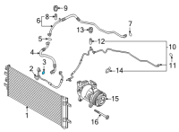 OEM 2013 BMW ActiveHybrid 3 Gasket Ring Diagram - 64-50-8-375-741