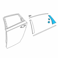 OEM Honda Accord GARN, RR. Diagram - 72721-TVA-A02