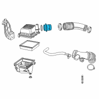 OEM 2014 Jeep Grand Cherokee Sensor-Mass AIRFLOW Diagram - 68069532AA