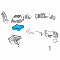 OEM 2014 Jeep Grand Cherokee Filter-Air Diagram - 4861688AB