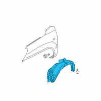 OEM 2010 Kia Sportage Guard Assembly-Front Wheel Diagram - 868111F510