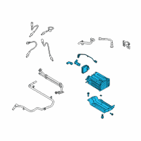 OEM 2010 Ford E-350 Super Duty Vapor Canister Diagram - 9C2Z-9D653-H