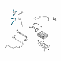 OEM Ford F-350 Super Duty Upper Oxygen Sensor Diagram - 8F9Z-9F472-J