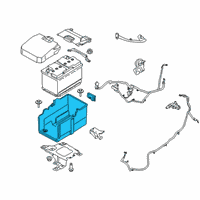 OEM 2019 Ford Escape Battery Tray Diagram - EJ7Z-10732-C