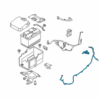 OEM 2019 Lincoln MKC Negative Cable Diagram - GJ7Z-14301-A