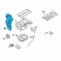 OEM 2007 Nissan Versa Cover Assy-Front Diagram - 13500-ET000