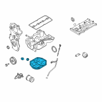 OEM Nissan Versa Pan Assy-Oil Diagram - 11110-ET010