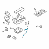 OEM 2010 Nissan Versa Guide-Oil Level Diagram - 11150-CJ70A