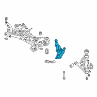 OEM 2022 Hyundai Kona Knuckle-Front Axle, LH Diagram - 51715-J9000