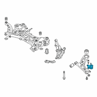 OEM Hyundai Ball Joint Assembly, RH Diagram - 54530-F2100