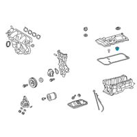 OEM 2020 Toyota Prius Prime Valve Cover Seal Diagram - 11193-F0010