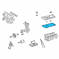OEM 2020 Toyota Prius Prime Valve Cover Gasket Diagram - 11213-37050