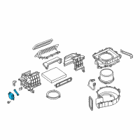 OEM 2020 Nissan Armada Air Intake Box Actuator Diagram - 27730-1HB0A