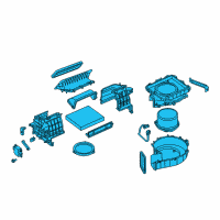 OEM 2022 Infiniti QX80 Blower Assy-Front Diagram - 27215-1LB2A