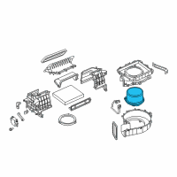 OEM 2017 Nissan Armada Blower Assy-Front Diagram - 27220-JK01A