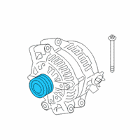 OEM BMW 540i xDrive Pulley Alternator Diagram - 12-31-8-629-984