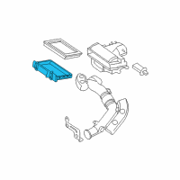 OEM Ford F-150 Lower Tray Diagram - 5L1Z-9A600-AA