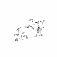 OEM 2005 Toyota Camry Cable Diagram - 69730-33050