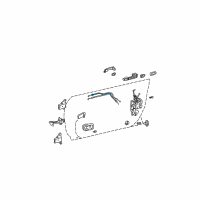OEM 2004 Toyota Camry Cable Diagram - 69770-33010