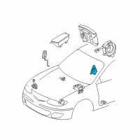 OEM 2000 Toyota Camry Side Sensor Diagram - 89860-06010