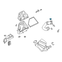 OEM BMW 740e xDrive Sensor, Boost Pressure Diagram - 13-62-8-637-896