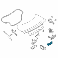 OEM Ford Police Responder Hybrid Compartment Lamp Diagram - CV6Z-13776-A