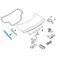 OEM Ford Mustang Support Cylinder Diagram - FR3Z-63406A10-A