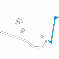 OEM 2013 Chevrolet Camaro Stabilizer Link Diagram - 22842515