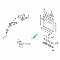 OEM 2016 Lexus LS460 Hose, Radiator, NO.1 Diagram - 16571-38051