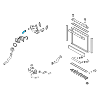 OEM 2013 Lexus LS600h Hose, Water Diagram - 99556-30100