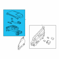 OEM 2014 Cadillac CTS Junction Block Diagram - 84512632