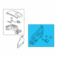 OEM 2019 Cadillac CTS Fuse & Relay Box Diagram - 84039198