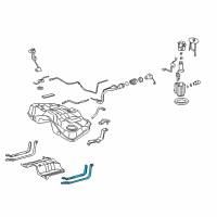 OEM Lexus GS450h Band Sub-Assembly, Fuel Diagram - 77601-22110