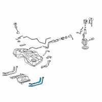 OEM 2011 Lexus GS450h Band Sub-Assembly, Fuel Diagram - 77601-22110